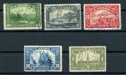 Canada 134-138 Gestempelt Landschaften kpl., tadellos gest.