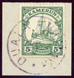 Kamerun Stempel Briefstück DUALA 215 4