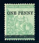 Kap Der Guten Hoffnung 17 Ungebraucht mit Falz One Penny a. 1 Sh. gr