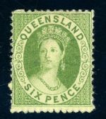 Queensland 29 Ungebraucht ohne Gummi 6 P. gr