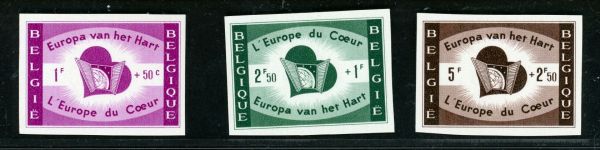 Belgien 1143-1145U Ungebraucht ohne Gummi Fl