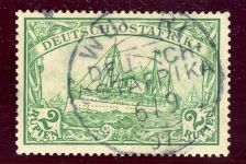 Doa Stempel 20 Gestempelt WUGIRI 6/9 07, zentr. a. 2 Rupien