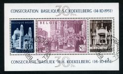 Belgien Bl.24 Gestempelt Koekelberg Block, tadellos gest.