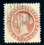 Neufundland 19x Gestempelt 12 C. braunrot wei