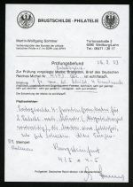 Ndp 4 (4) 4mal 1 Gr. als MeF auf Kab-Paketbegleitbrief mit Ra2 BURGSTEINFURT ...