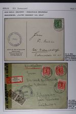 ZENSUREN 1945-1949, Sammlung von 30 Belegen nach und aus Berlin aus dem brit.