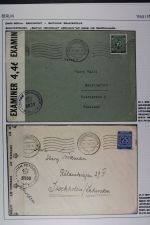 ZENSUREN 1945-1949, Sammlung von 30 Belegen nach und aus Berlin aus dem brit.