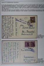 ZENSUREN 1945-1949, Sammlung von 30 Belegen nach und aus Berlin aus dem brit.