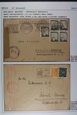 ZENSUREN 1945-1949, Sammlung von 30 Belegen nach und aus Berlin aus dem brit.