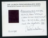 Österreich 40Ib Gestempelt 25 Kr. graulila, grober Druck