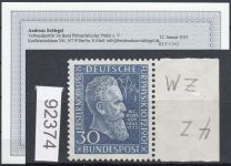 Bund 1951, Mich.-Nr.: 147 Z ** geprüft  Befund