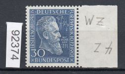 Bund 1951, Mich.-Nr.: 147 Z ** geprüft  Befund