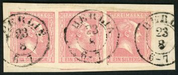 Preussen 10a (3) Briefstück 1 Sgr. rosa