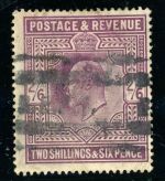 Grossbritannien 115III Gestempelt 2 Sh. 6 P. Type III