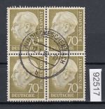 Bund 1954, Mich.-Nr.:  191 gestempelt 4er.-Block   400,00