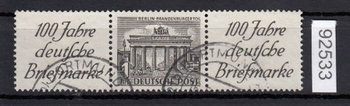 Berlin 1949, Mich.-Nr.: W 02 gestempelt   geprüft