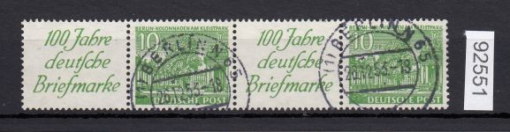 Berlin 1949, Mich.-Nr.: W 10  oder W 12 gestempelt   geprüft  Attest