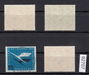 Bund 1955, Mich.-Nr.: 205-208 LUXUS Zentrisch   Vollstempel