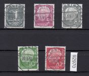 Bund 1954, Mich.-Nr.:   179-285 Y II LUXUS Gestempelt  geprüft  Befund