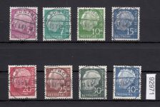 Bund 1954, Mich.-Nr.:  179-260 y gestempelt LUXUS geprüft  Befund  HEUSS LUMOGEN