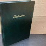 Briefmarkenalbum Einsteckalben  DIN A4 60 Seiten schwarz gebraucht  LESEN