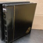 Deutsche Post  Zehnerbogenalbum + Schuber  ( 4 Ringe )  + 40 Hüllen  gebraucht