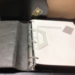 Deutsche Post  Zehnerbogenalbum + Schuber  ( 4 Ringe )  + 40 Hüllen  gebraucht