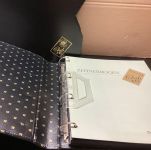Deutsche Post  Zehnerbogenalbum + Schuber  ( 4 Ringe )  + 40 Hüllen  gebraucht