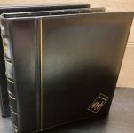 Deutsche Post  Zehnerbogenalbum + Schuber  ( 4 Ringe )  + 40 Hüllen  gebraucht