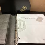 Deutsche Post  Zehnerbogenalbum + Schuber  ( 4 Ringe )  + 40 Hüllen  gebraucht