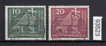 Bund 1960, Mich.-Nr.: 330+31 LUXUS Gestempelt + Ersttag + gummi geprüft Berlin-Charlottenburg