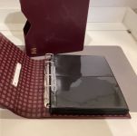 Leuchtturm Ringbinder Classic  Optima  GIGANT + Schuber + 45 2-er Hüllen gebraucht