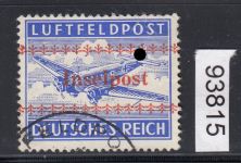 Feldpost, Mi.-Nr. 7 A gestempelt geprüft mangel  lesen