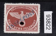 Feldpost, Mi.-Nr.10 Bc * geprüft