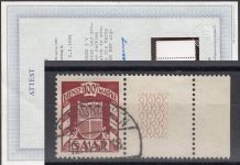 Saarland  1949 Mi. Nr. 44 gestempelt (Dienstmarken)   geprüft   Befund