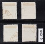 Alliierte Franz. Zone Württemberg Mi. Nr. 40-43 A gestempelt  geprüft
