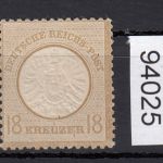 DR 1872, Mich.-Nr.: 28 *  X    Plattenfehler   geprüft  Befund