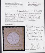 DR 1872, Mich.-Nr.: 28 *  X    Plattenfehler   geprüft  Befund