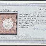 DR 1872, Mich.-Nr.: 27 a * geprüft  Attest   lesen