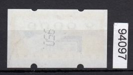 Bund 2002, Mich.-Nr.: ATM 5 **  Werteindruck 0000  und Zählnummer