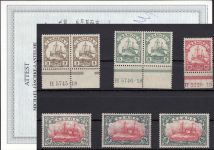 Kolonien Samoa 1915, Mich.-Nr.: 20-23 **  mit allen Typen   geprüft  Attest