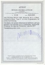 DR 1900, Mich.-Nr.: 64 II ** postfrisch geprüft  Attest