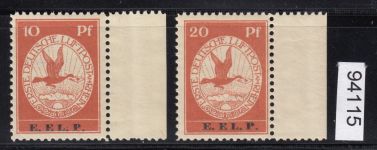 DR 1912, Mich.-Nr.: V+VI ** Flugpost  geprüft  Attest