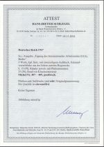 DR 1927, Mich.-Nr.: 407-09 ** ECKRAND  4er-block geprüft  Attest
