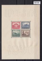 DR 1930, Mich.-Nr.: 446-449 Block 1 *  geprüft (Marken **)