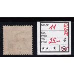AD Baden 1860, Mich.-Nr.:  11 gestempelt