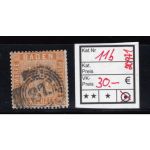 AD Baden 1860, Mich.-Nr.:  11 b gestempelt