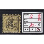 AD Baden Porto 1862, Mich.-Nr.: Lp 2 gestempelt