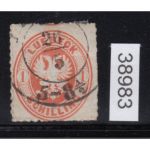AD Lübeck 1863, Mich.-Nr.: 9  gestempelt