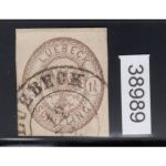 AD Lübeck 1864, Mich.-Nr.:13 b  gestempelt  2 Trennlinien